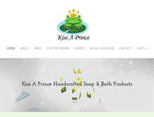 Tablet Screenshot of kissaprince.com